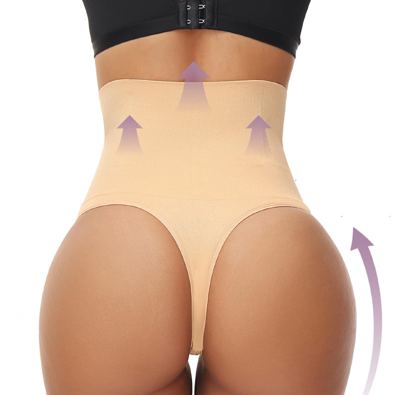 Mid-Rise Tummy-Controlling Panties With Hip Lift