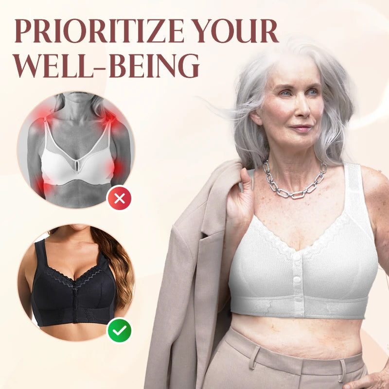 Front Closure Breathable Bra