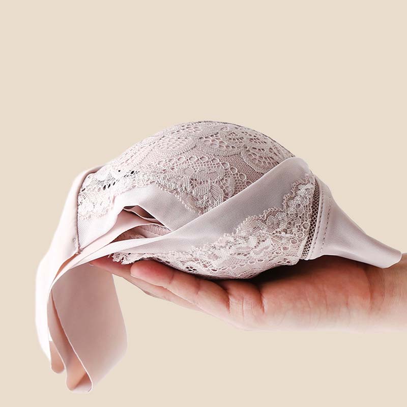 Seamless & Wireless Lift-Up Lace Bra