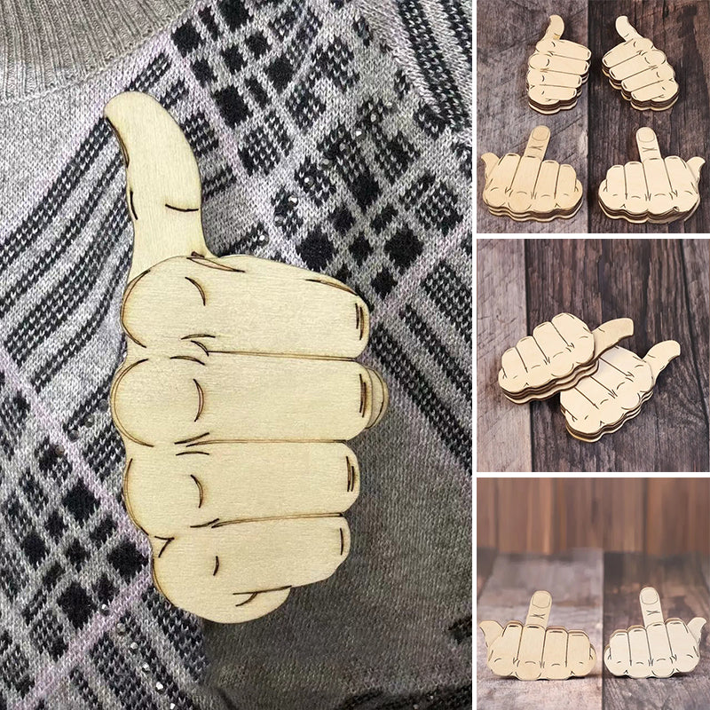 Middle Finger Brooch Material Pack