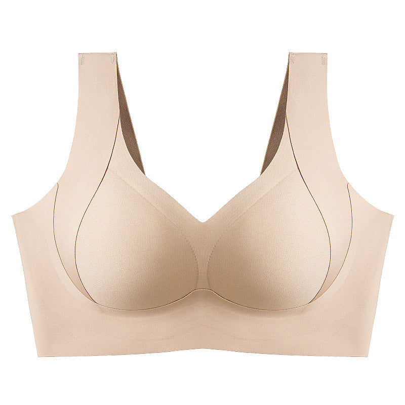 Side Coverage and Anti-Sagging Wire-Free Bra